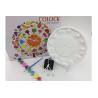 Buy cheap Fruit Style Arts And Crafts Toys Set DIY Painting Plaster Craft Clock Real Movement from wholesalers
