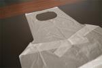 Buy cheap Embossed Waterproof Disposable Adult Aprons Food Processing Single Folded from wholesalers