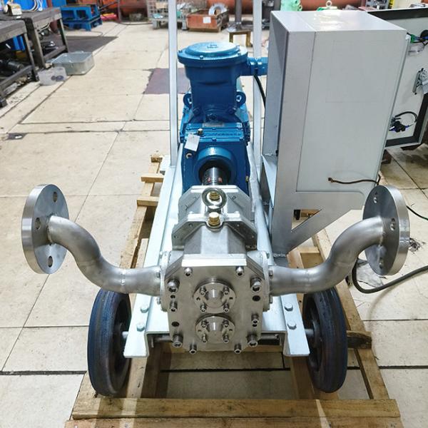 Quality Compact And Powerful Hand Cart Rotary ATEX Lobe Pump For Oil for sale