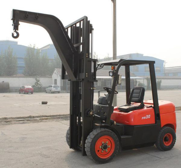 Forklift Lifting Jib Attachment Forklift Telescoping Jib Boom Crane 4000 Lb. Capacity