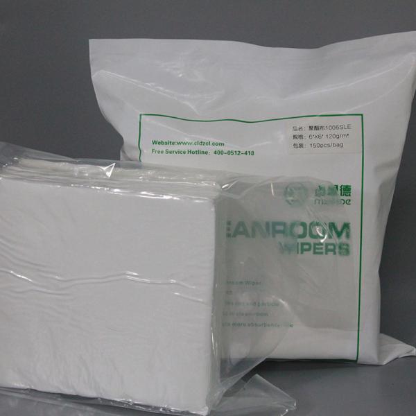 4*4 400pcs 110g Microfiber Cleaning Dustfree Cloth 100% Polyester Cleanroom