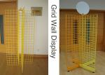 Buy cheap Four Way Metal Wire Retail Display Racks , X Shape Wire Grid Display Stands from wholesalers