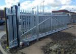 Powder Coated High Security Fence Systems Black Spear Pressed Fence Panels
