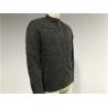 Buy cheap Winter Mens Nubuck Leather Jacket Charcoal Color Mandarin Collar TW68174 from wholesalers