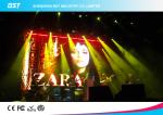 Waterproof P7.62 Flexible Led Curtain Display , Stage Backgrond Led Screen