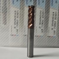 Buy cheap MPF4 Solid Carbide 6mm Universal 4 Flutes Flat End Mill 6x16x6Dx50mm for Cutting product