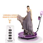 Anti Shaking 360 Rotating Photo Booth Support Smartphone DSLR Camera
