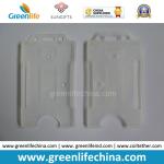 Durable Office Using Open Faced ID Badge Holder PP White