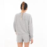 Buttery Super Soft Womens Pajamas Long Sleeve Crewneck Sweatshirts And Shorts