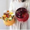 Buy cheap Custom Luxury Valentines Gift Real Preserved Rose Decorative Flower In Round and square flower Box with ribbon from wholesalers