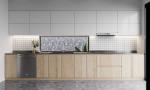 Luxury Design Home Furniture Kitchen Cabinet Lacquer Finish Wooden Cabinet