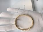 Large Model Signature 18K Gold Bracelet Oval Shape No Diamonds / Gemstone