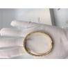 Buy cheap Large Model Signature 18K Gold Bracelet Oval Shape No Diamonds / Gemstone from wholesalers