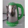 Buy cheap Chinese cool green handle stainless steel electric tea kettle from wholesalers