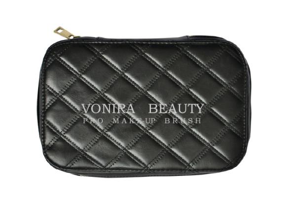 Buy cheap 15 Slots Professional Makeup Brush Bag Cosmetic Artist Case Holder Travel Handbag Black from wholesalers