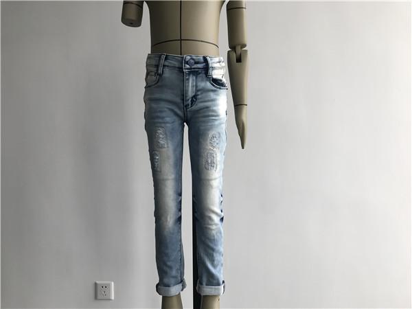 Buy cheap Custom Kids Denim Jeans / Stretch Denim Skinny Jeans For Boys TW 77327 TW 77328 from wholesalers