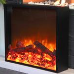 32 Inch 800mm European Elegant Flat Panel Electric Fireplace Home TV Stand