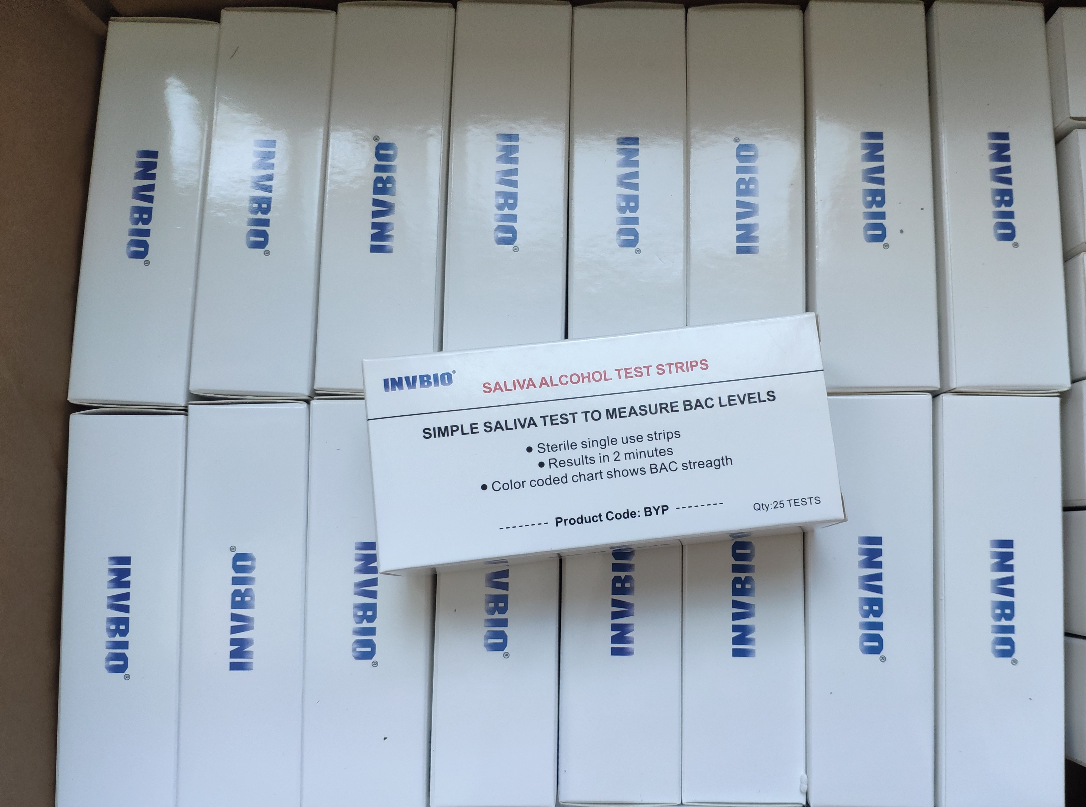 One Step Alco Screen Saliva Alcohol Test Strips High Accuracy OEM Packaging