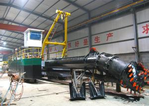 Buy cheap Deck Crane Easy Pump Maintenance Cutterhead Suction Dredge from wholesalers