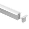 Buy cheap Small Wall Recessed LED Profile Anodized Aluminium Casing For LED Light from wholesalers