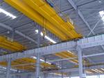 Double girder warehouse overhead crane with weight scale