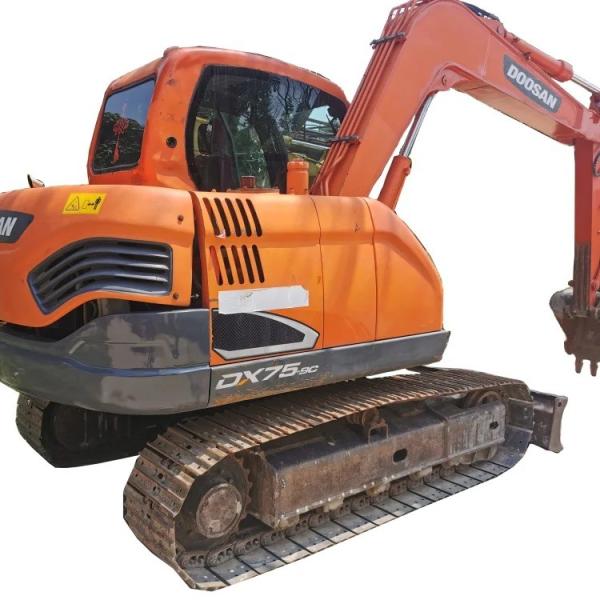 Buy cheap DOOSAN DX75C-9 Excavator with Low Working Hours and Energy-saving Hydraulic Cylinder from wholesalers