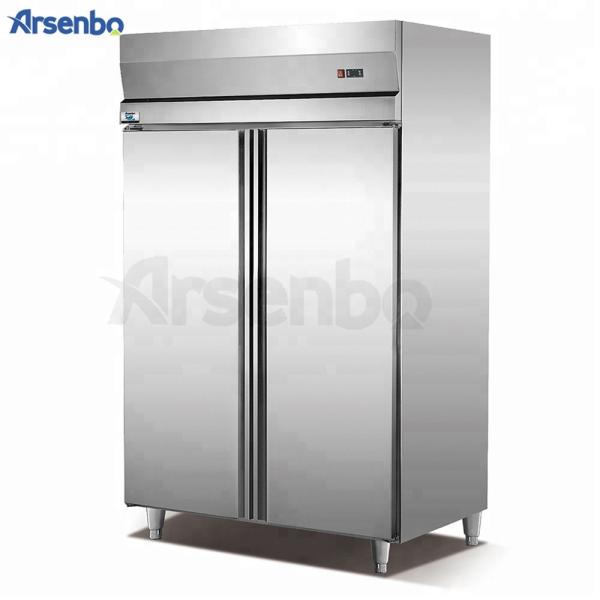 Buy cheap SS304 Double Door Kitchen Fridge Freezer 1100L 1360L Practical from wholesalers