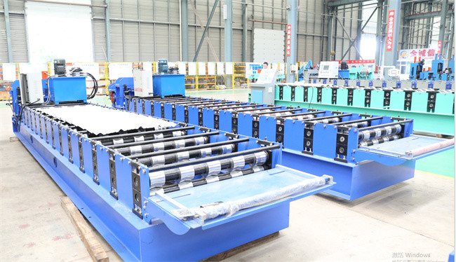 Customize building material step tile cold roll forming machine color steel
