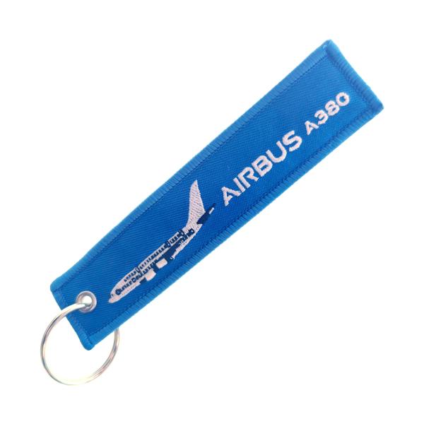 Buy cheap Durable Airbus A380 Keychain: Aviation Collector’s Must-Have, Precision Embroidery, Travel-Ready from wholesalers