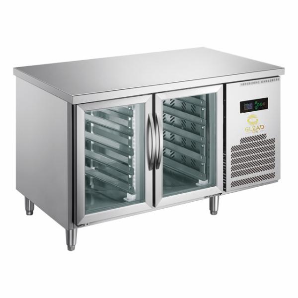 Buy cheap 220V-240V 5℃ -0℃ Double Glass Door Industrial Refrigeration Equipment 150L Display Chiller from wholesalers