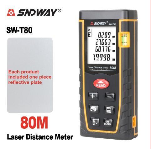 Buy cheap Sndway China Brand Laser Distance Meter SW-T80 80m from wholesalers