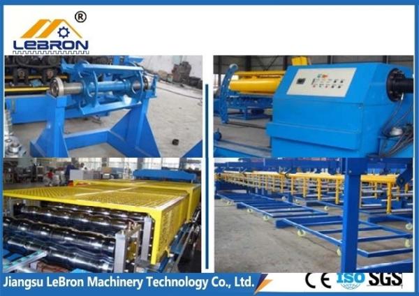 8-15m/min Capacity Downspout Roll Forming Machine 20 Stations Hydraulic Cutting