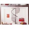 Buy cheap Steel Wood Residential Spiral Staircase , Custom Spiral Stairs For Small Spaces from wholesalers