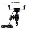 Buy cheap 7.5W 2A X Claw Motorcycle Phone Mount With 3 In 1 Wireless Charger from wholesalers