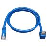 Buy cheap Down Angle Lan Network Cable Gigabit Molded Patch Cord For Print Server from wholesalers