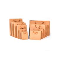 Buy cheap Reusable 250gsm Kraft Spot UV Paper Shopping Bag product