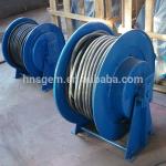 Steel Self Retracting Garden Hose Reel Anti Abrasion Rewindable High Safety