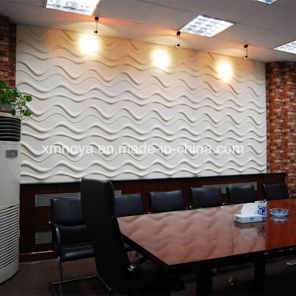 Meeting Room Decoration Painting Surface 3D Wall Panel with Acoustic Sound