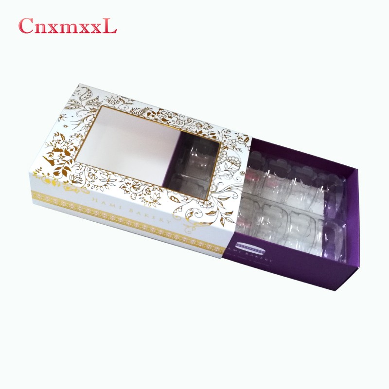 Hand Craft DIY Paper Packaging Box For Cake Or Candy Macaron Packaging Box