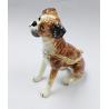 Buy cheap Bejeweled Home Decoration Dog metal trinket box Enamel Pewter Alloy Dog design metal trinket box from wholesalers