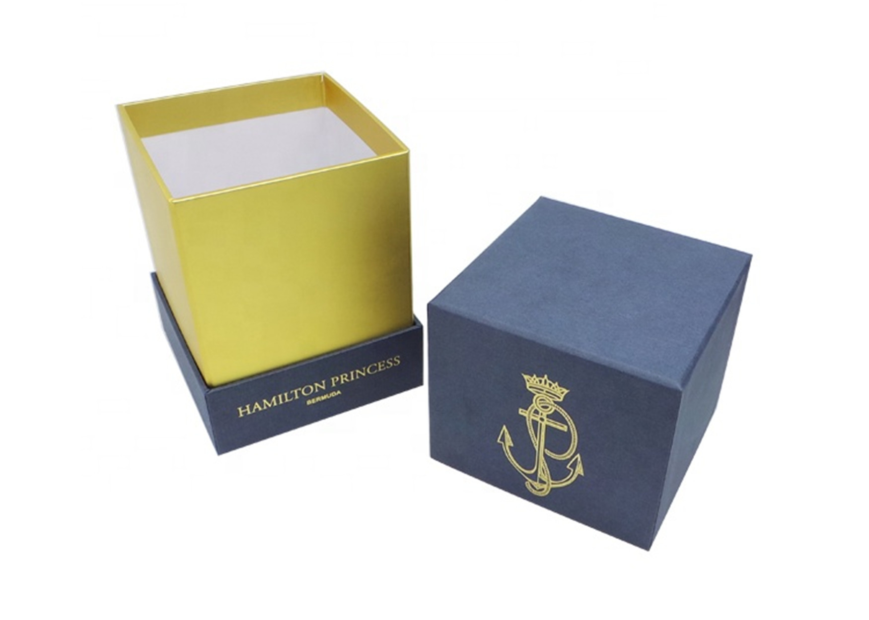Decorative Rigid Upscale Gift Boxes Luxurious Wine Apparel Packaging Logo Gold