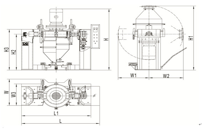 Cm 300 Liters Automatic Container Mixer