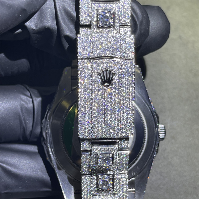 Ice Giant Fancy Snake Disc VVS Moissanite Diamond Automatic Mechanical Watch For Men