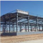 Super Capacity Warehouse Prefabricated Steel Structure , Prefab Steel Warehouse