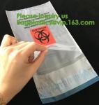 Bio-Medical Hazardous waste,Bio-hazard Specimen Bag 6″ X 9″ Printed English
