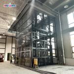1-2 Floors Heavy Duty Goods Lift 10m Hydraulic Goods Elevator