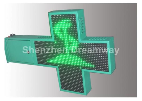 Buy cheap 1G P16 Outdoor LED Pharmacy Cross Display Waterproof DIP546 , 2500 CD / sq.m from wholesalers