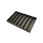 Rk Bakeware China Manufacturer-6 Strap Glazed Aluminized Steel Bread Loaf Pan