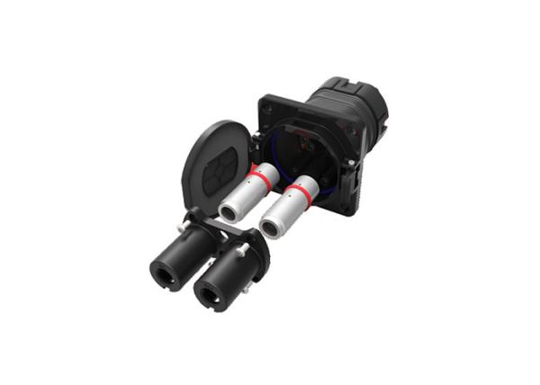 Buy cheap Water Resistant DC Charger Connector , 200A DC Charging Socket from wholesalers