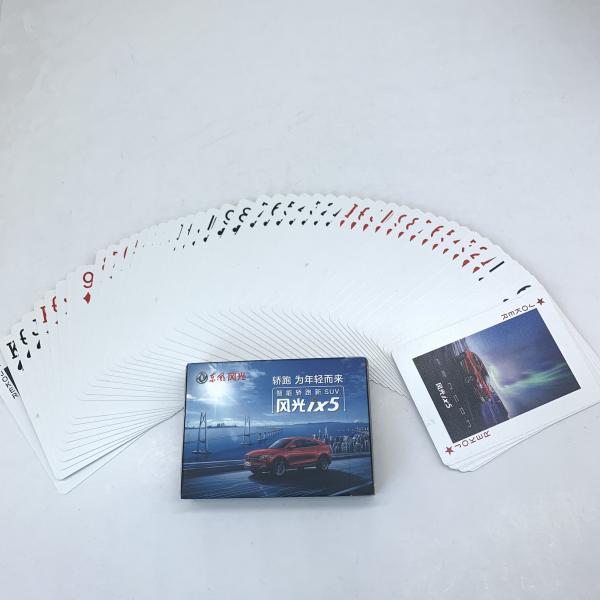 Buy cheap Silver Foil Stamping CMYK 320gsm White Core Poker Playing Cards from wholesalers